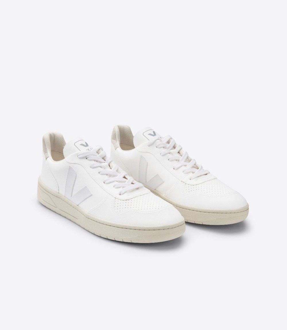 Veja Sneakers Mens - V-10 Cwl - White - 5709CLMWG